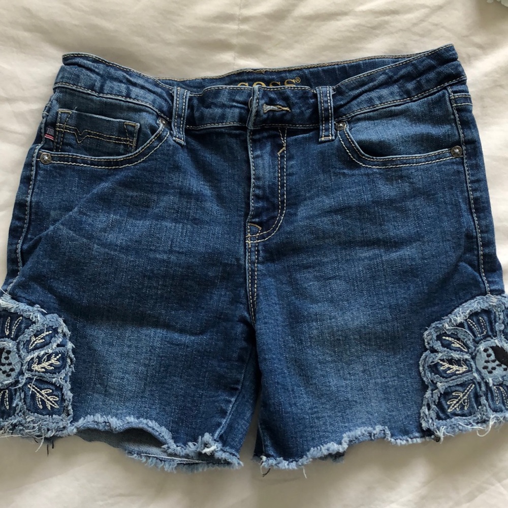 Denim shorts